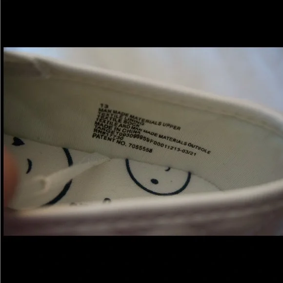 Cat & Jack Kids' White Slip-On Sneakers - Picture 7 of 10